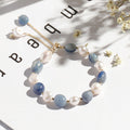 Aventurine jade & pearl bracelet
