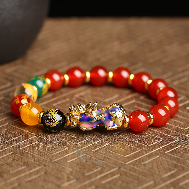 PiYao Citrine&Agate Wealth Bracelet