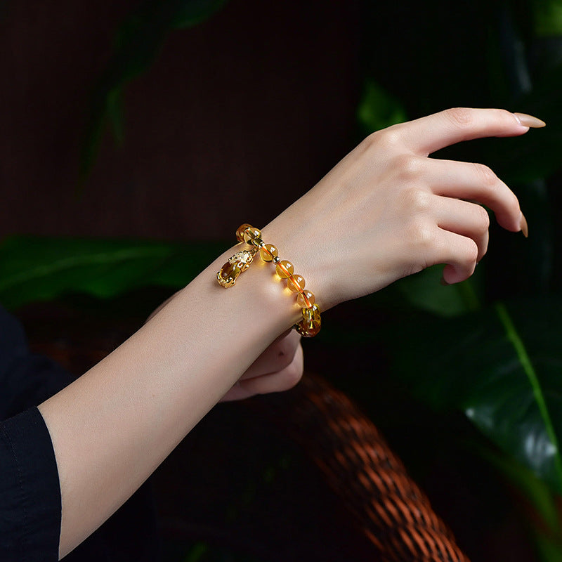 The Financial Security  • Citrine Bracelet