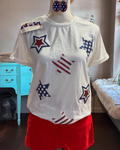 Star Flag Sequin Tee