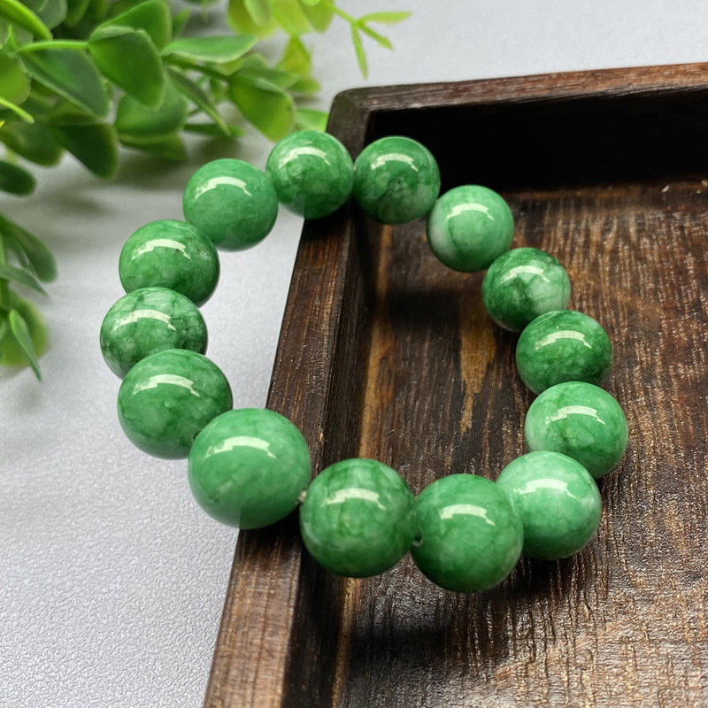 Dry green • Quartzite Agat bracelet