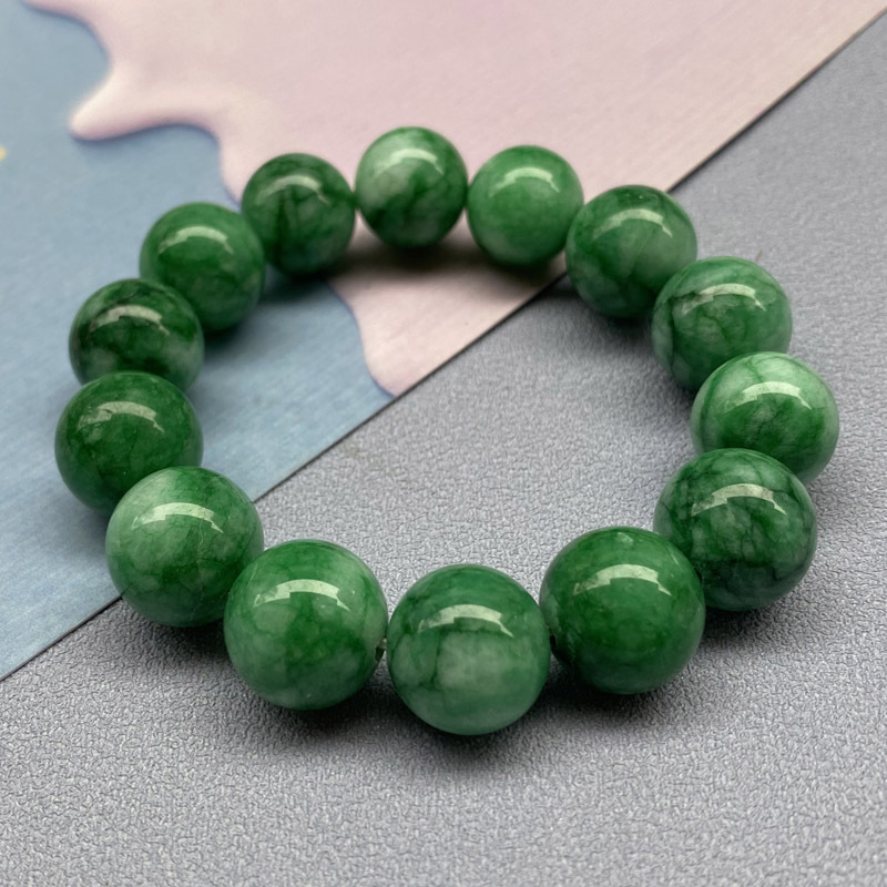 Dry green • Quartzite Agat bracelet