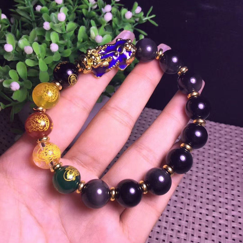 PiYao Citrine&Agate Wealth Bracelet