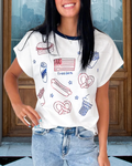 Casual Life Round Neck Tee