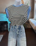 Striped Colorblock T-shirt