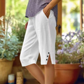 Casual Loose Pocket Cotton Linen Pants