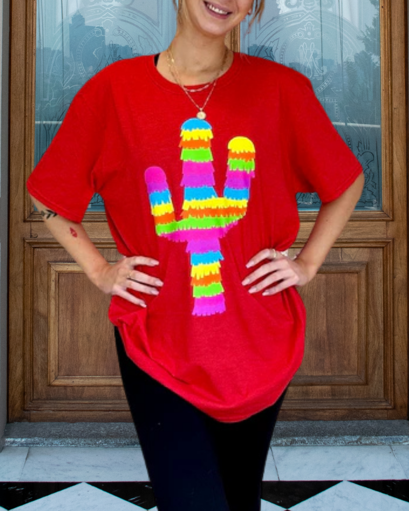 Colorful Cactus Tee