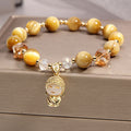 Smile • Tiger's Eye Crystal Bracelet