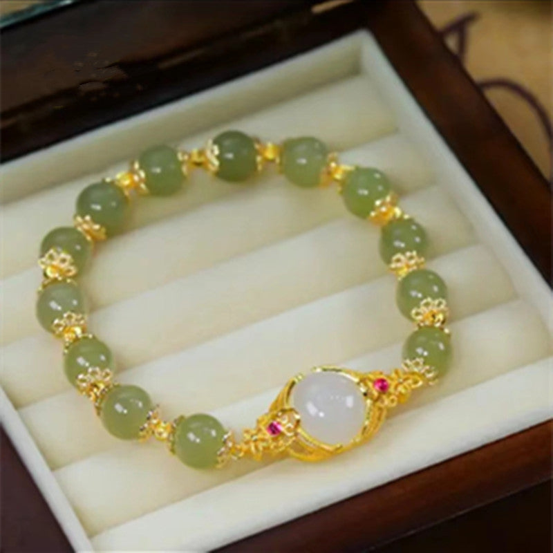Belief • Emerald Jade stone bracelet