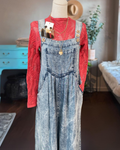 Fade Denim Overalls
